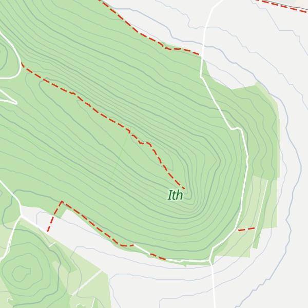 Map of Hohenstein