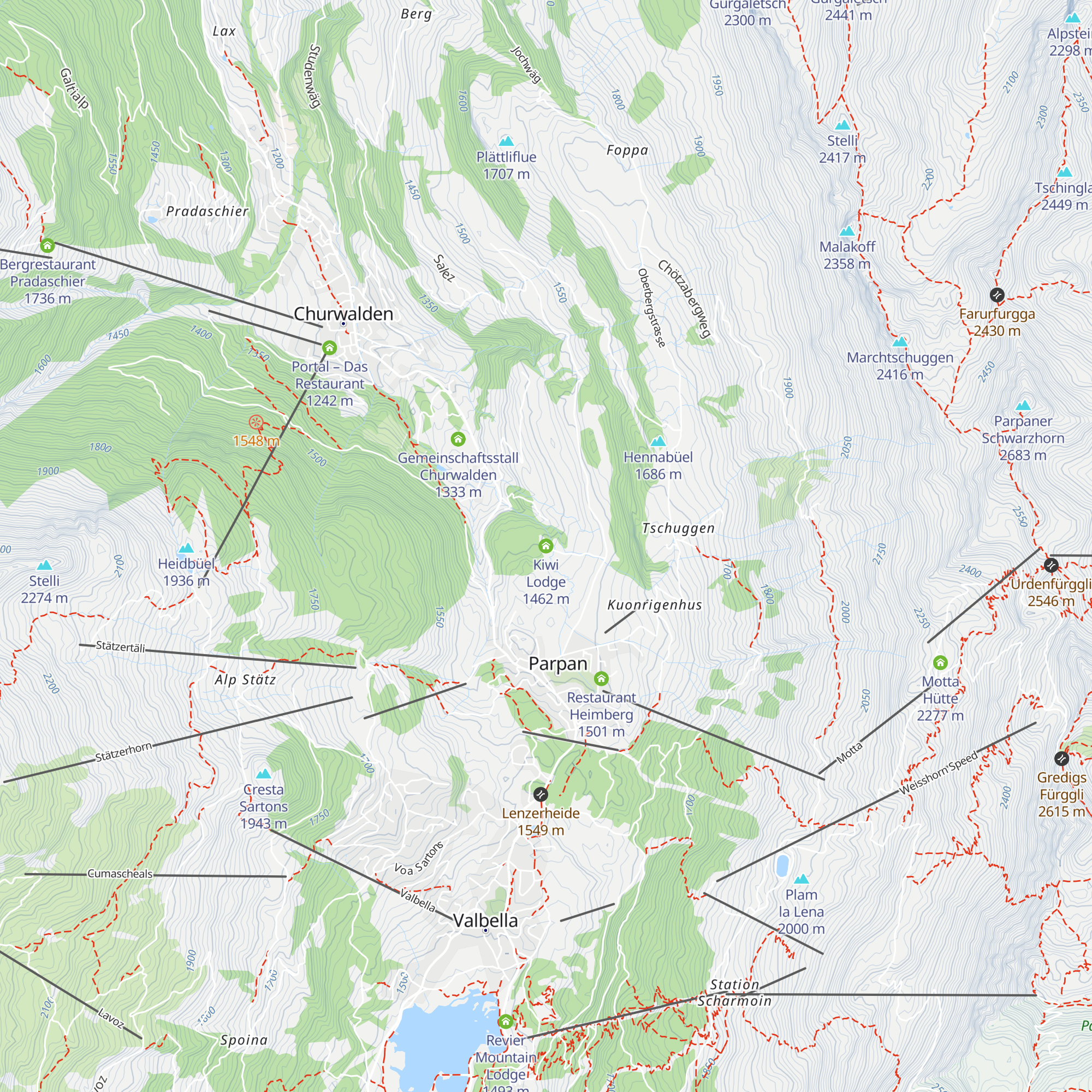 Kiwi Lodge map