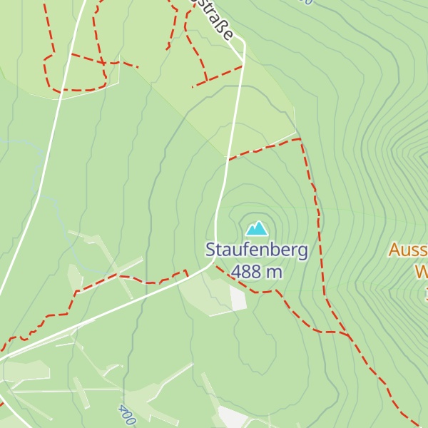 Map of Staufenberghütte