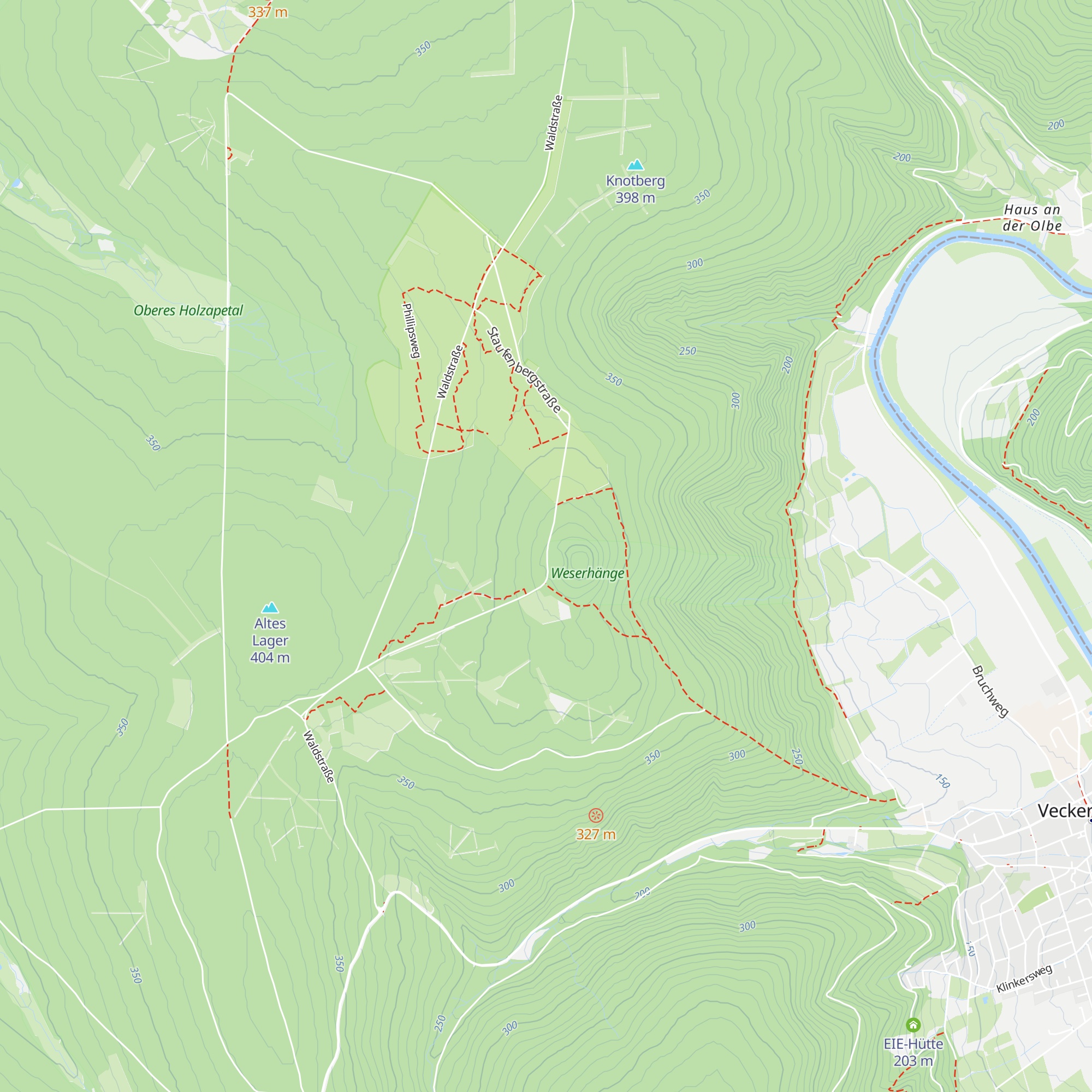 Staufenberghütte map