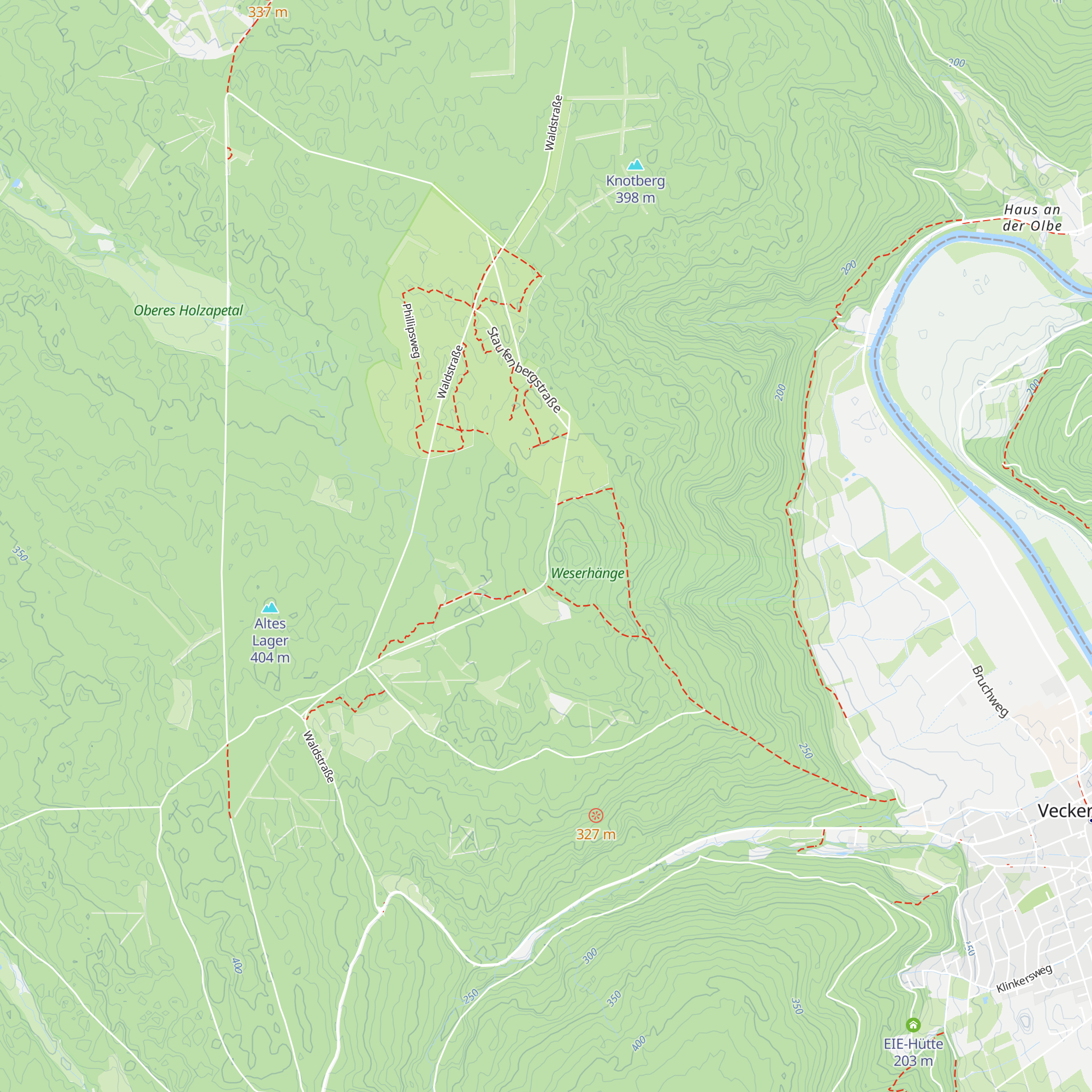 Staufenberghütte map