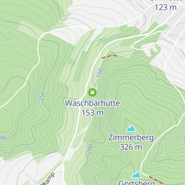 Map of Waschbärhütte