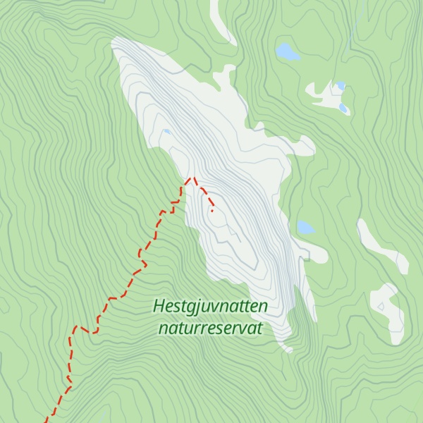 Map of Hestegjuvnatten