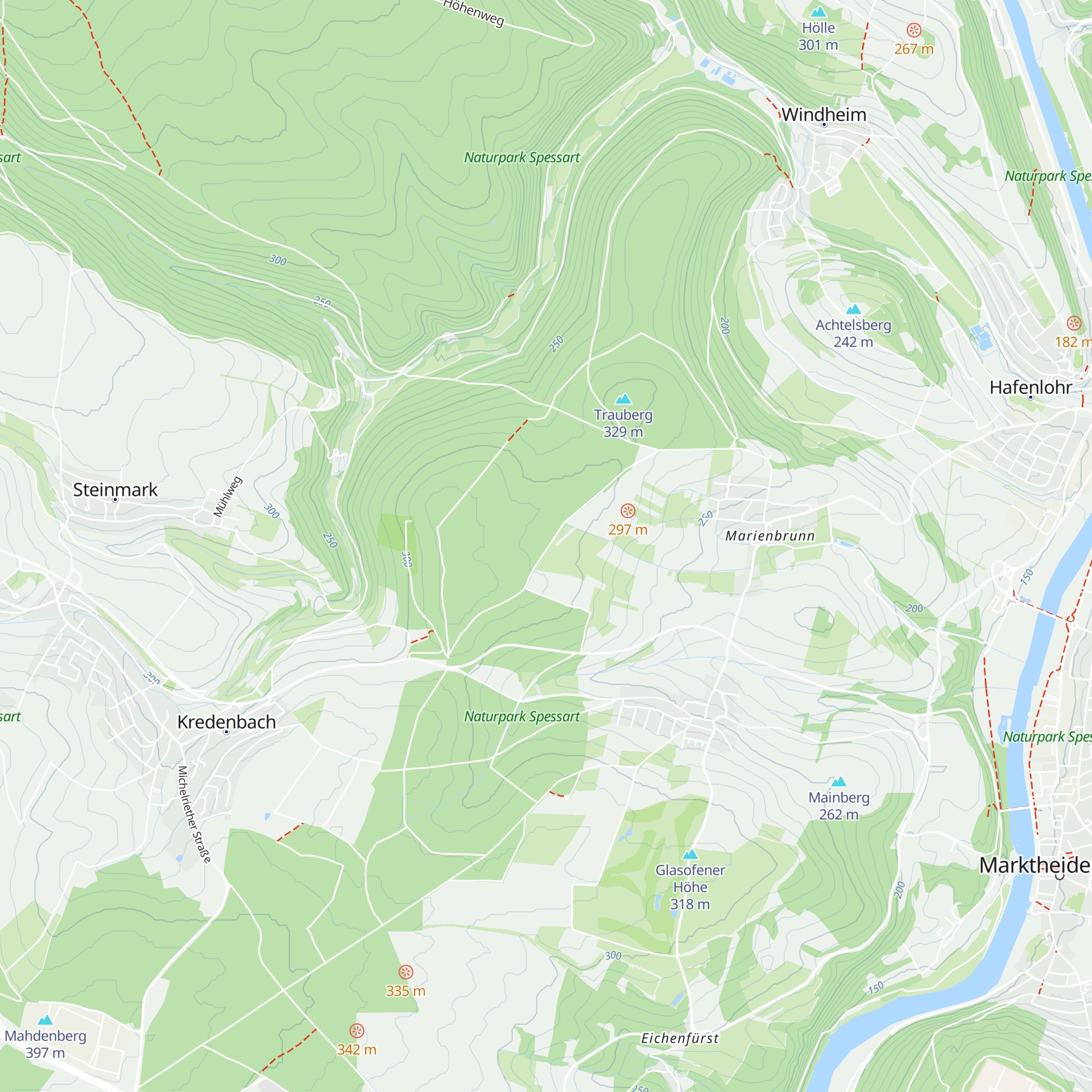 Schutz- Rasthütte map