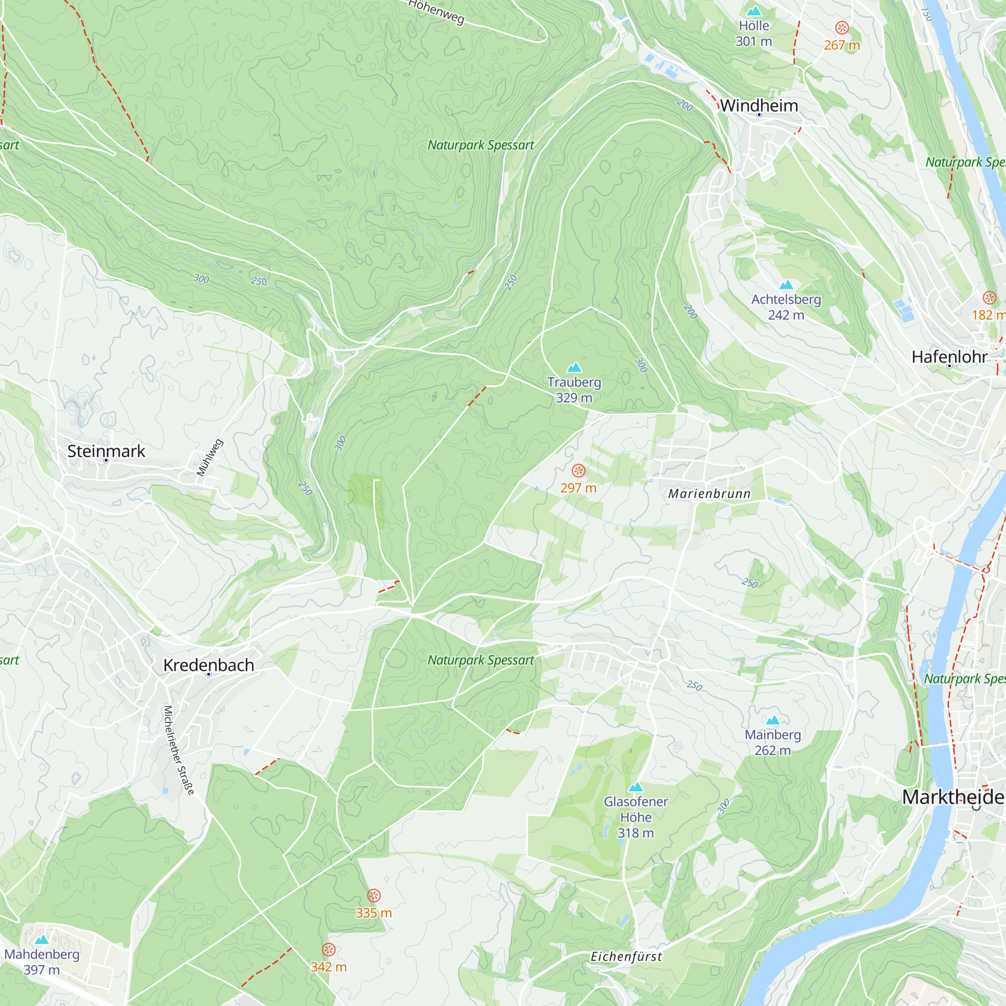 Schutz- Rasthütte map