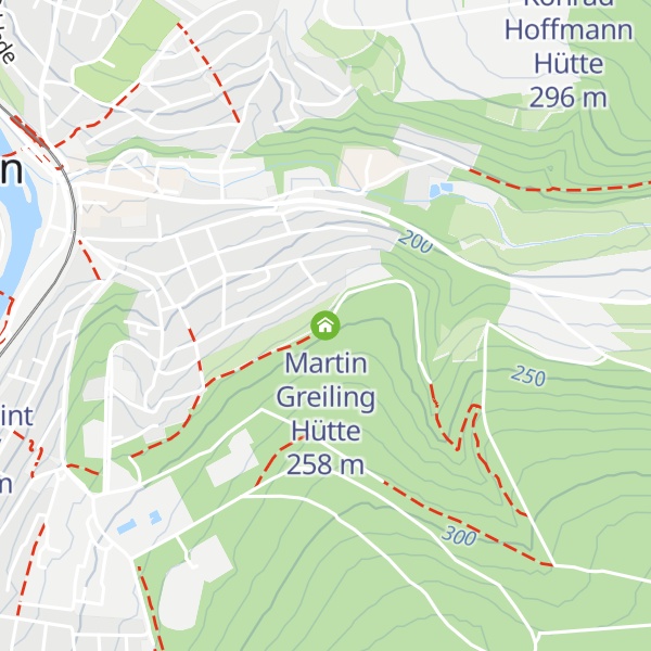 Map of Martin Greiling Hütte