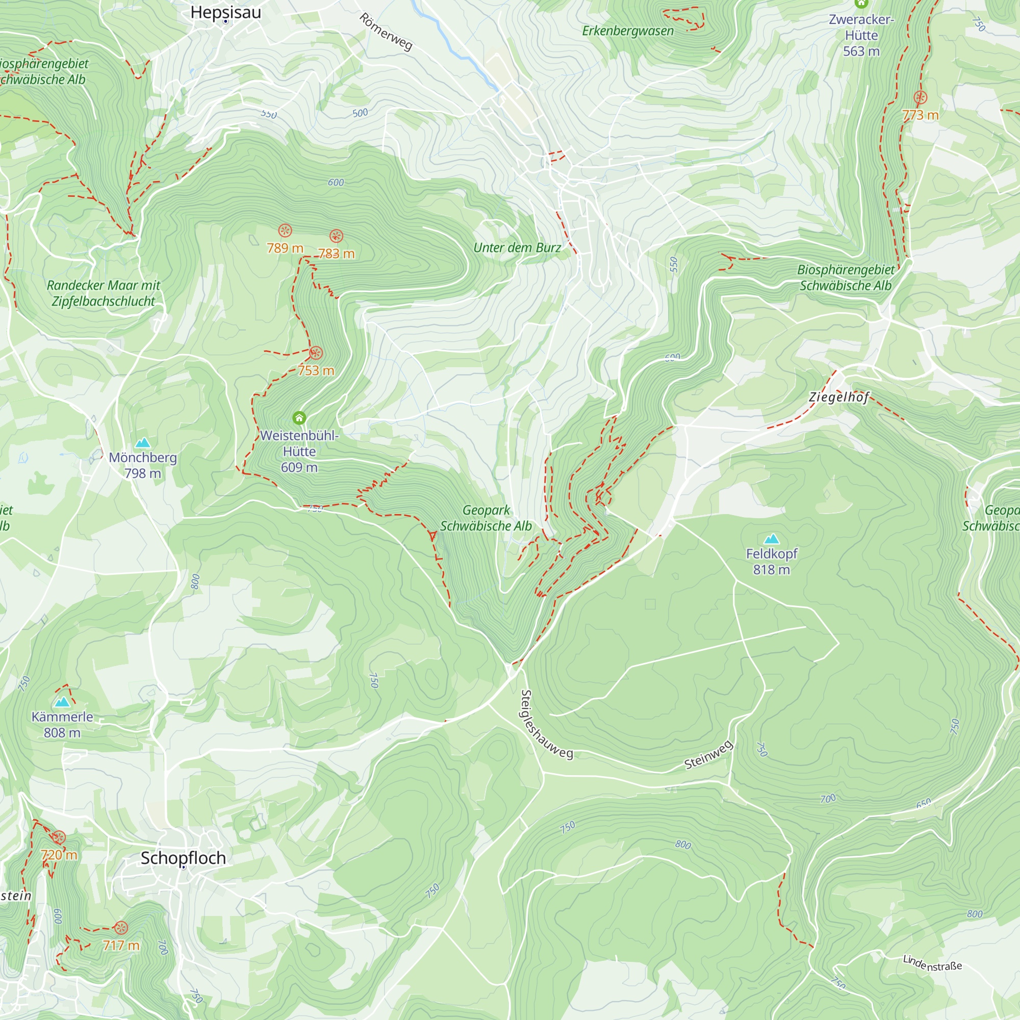 Pfannenhütte map