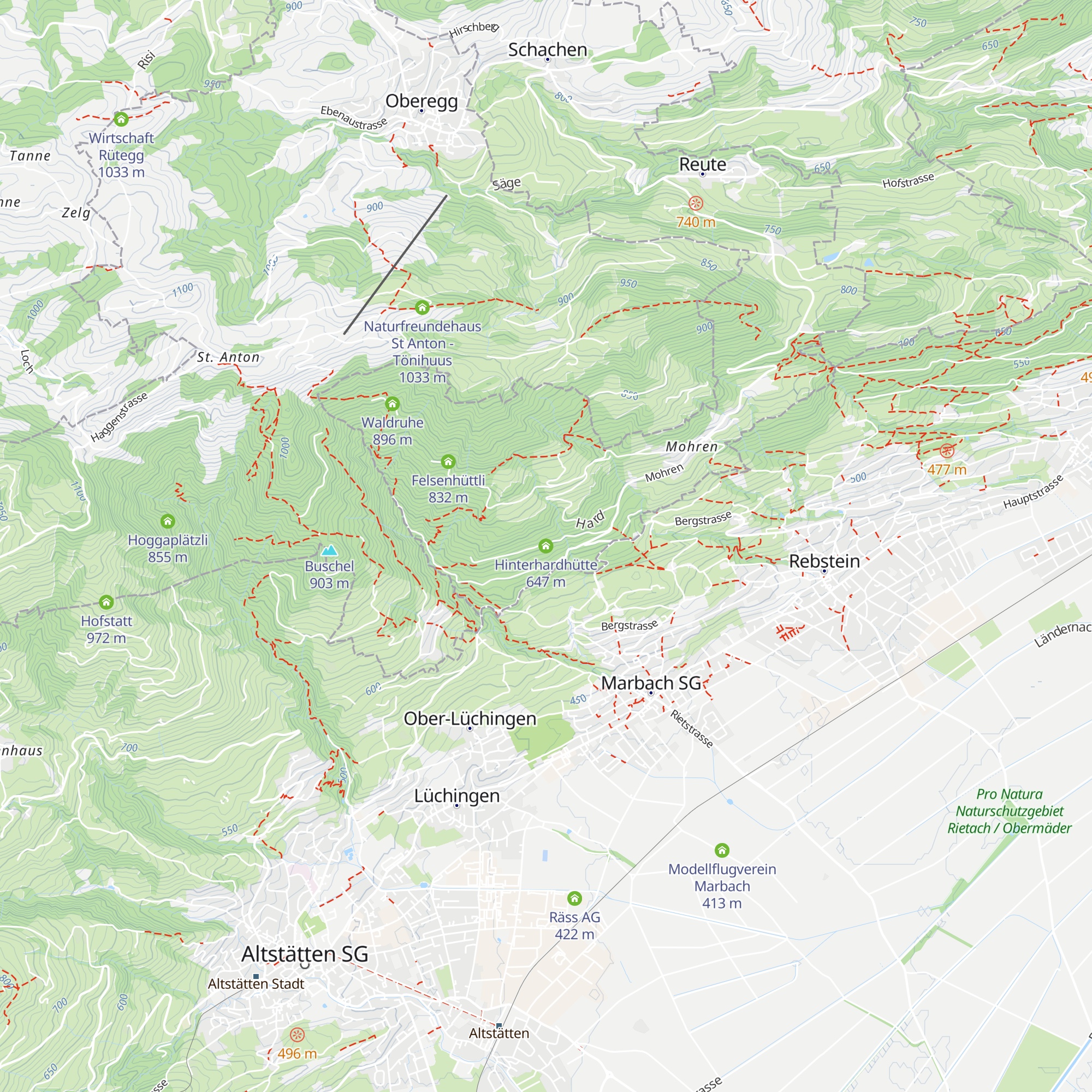 Hinterhardhütte map