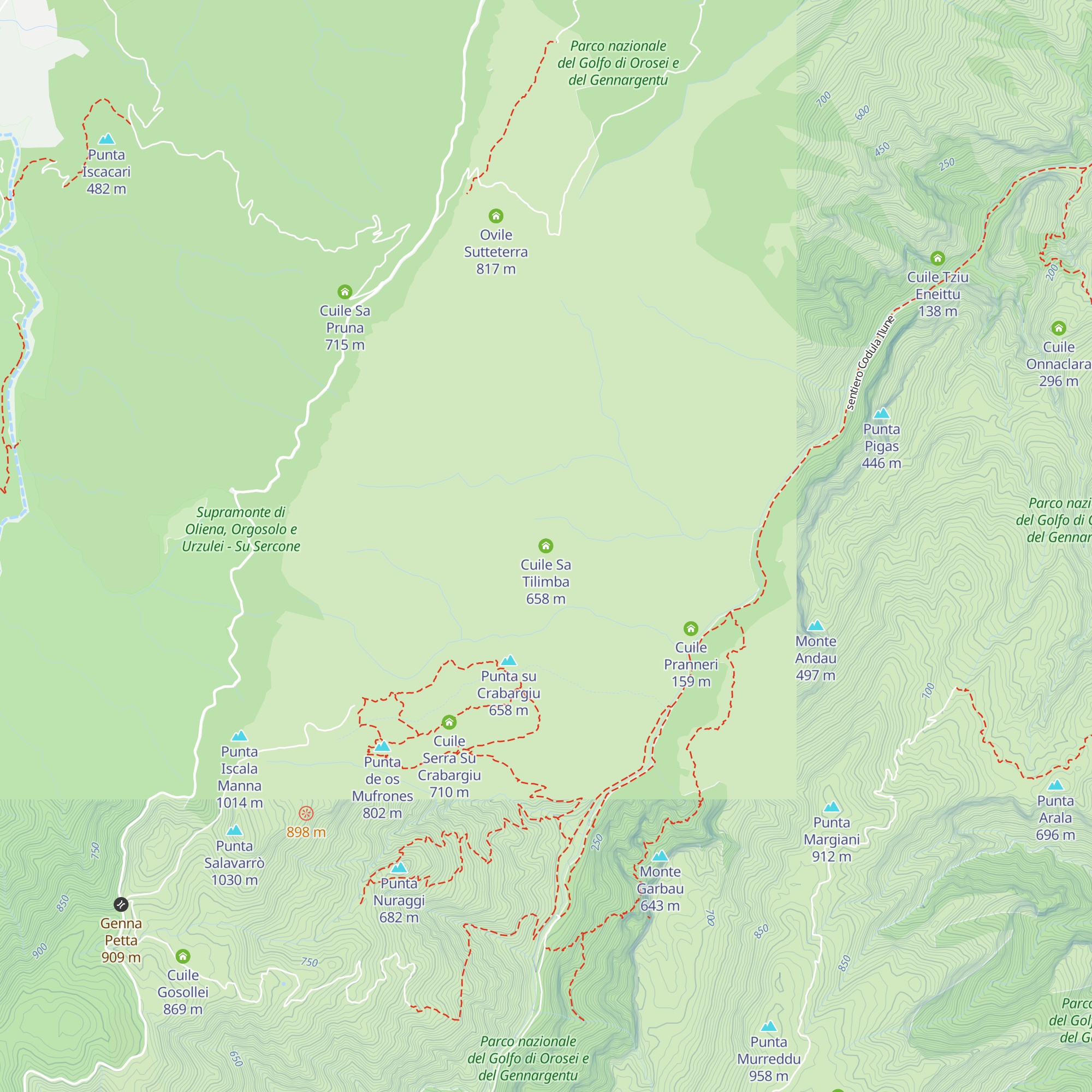Cuile Sa Tilimba map