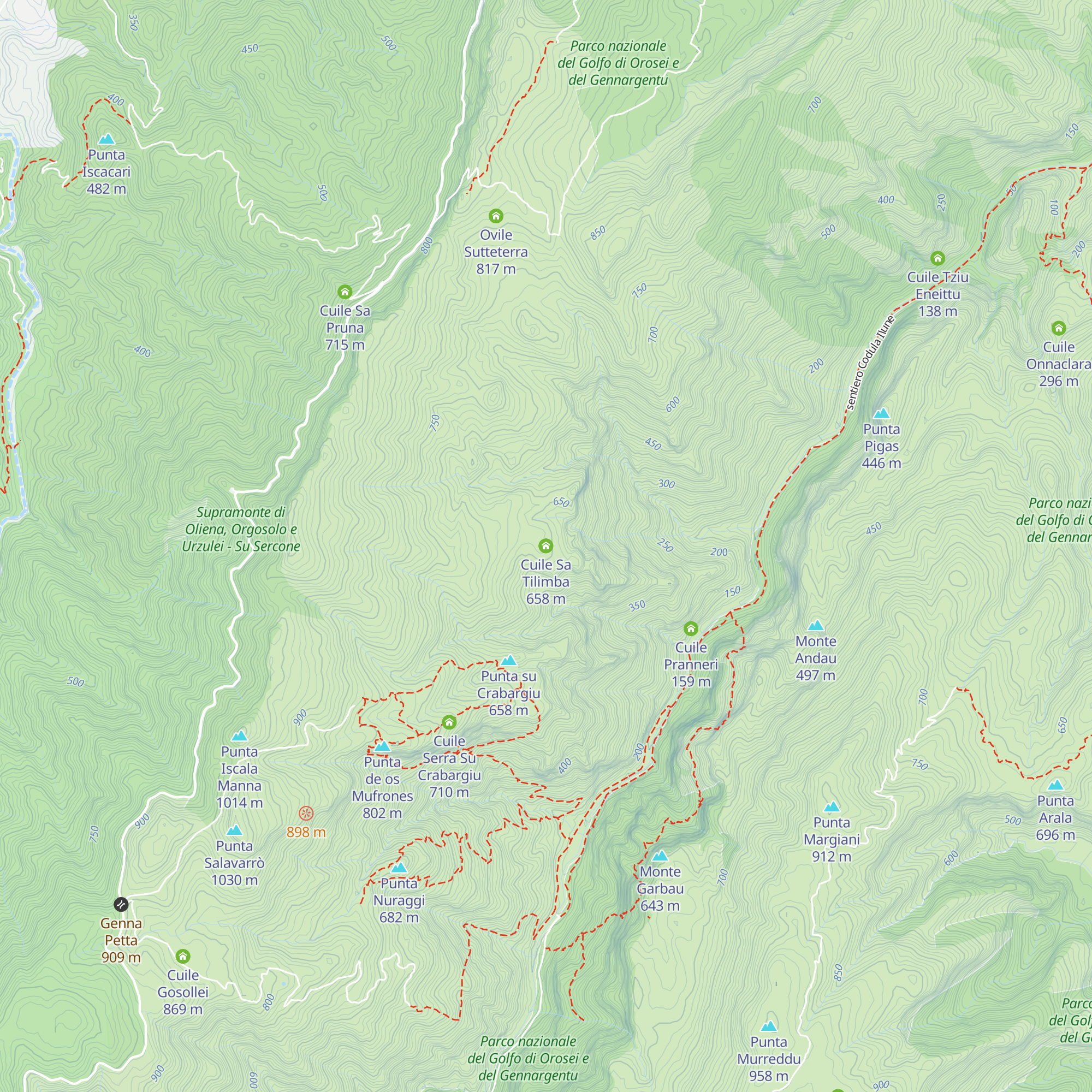 Cuile Sa Tilimba map