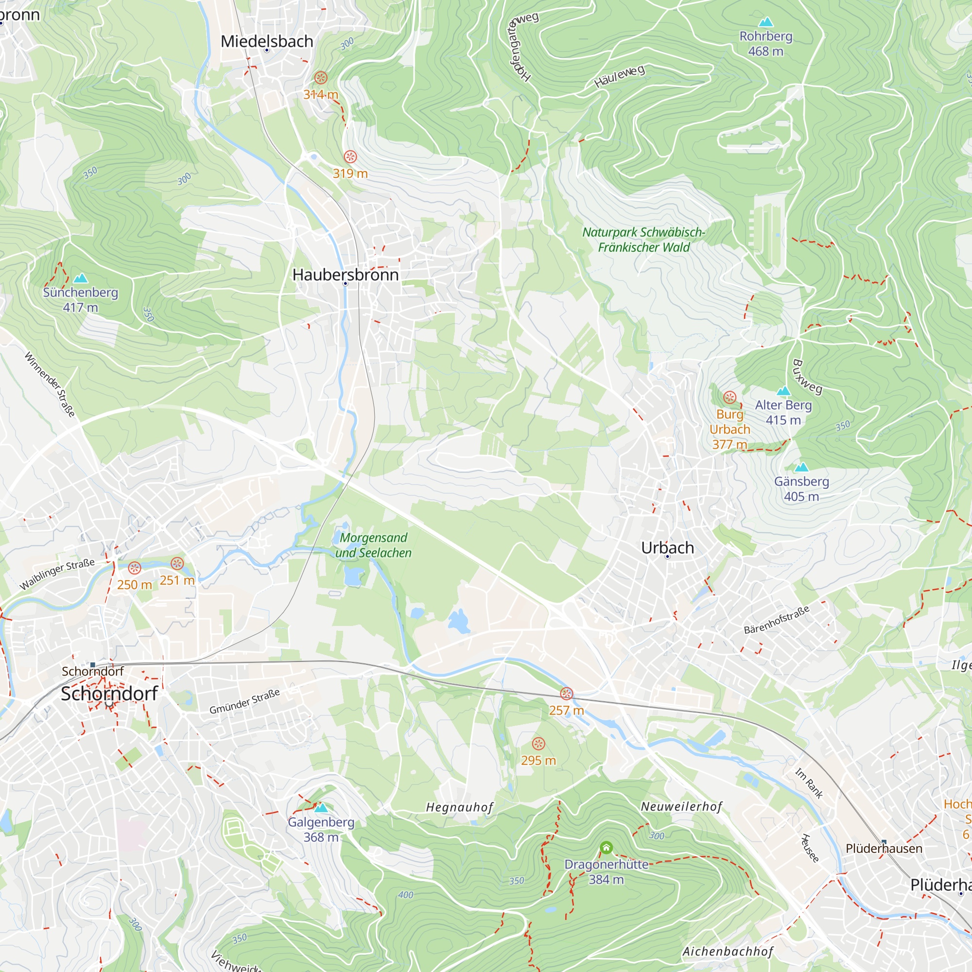 Alte Linsenberghütte map