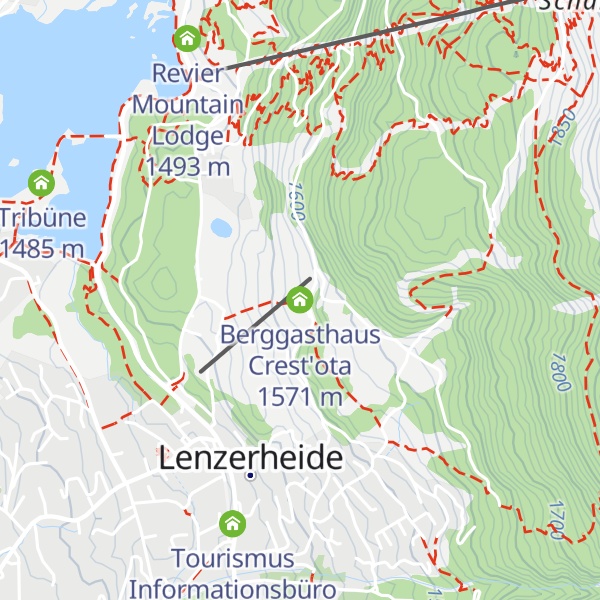 Map of Berggasthaus Crest'ota