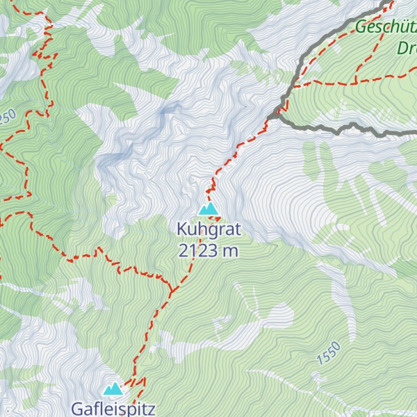 Map of Kuhgrat