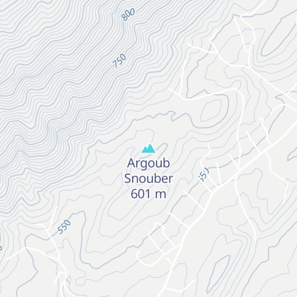 Map of Argoub Snouber