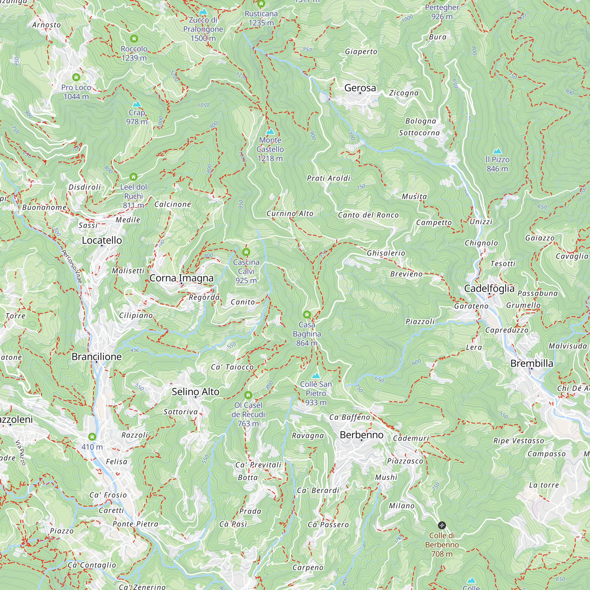 Casa Prabicone map