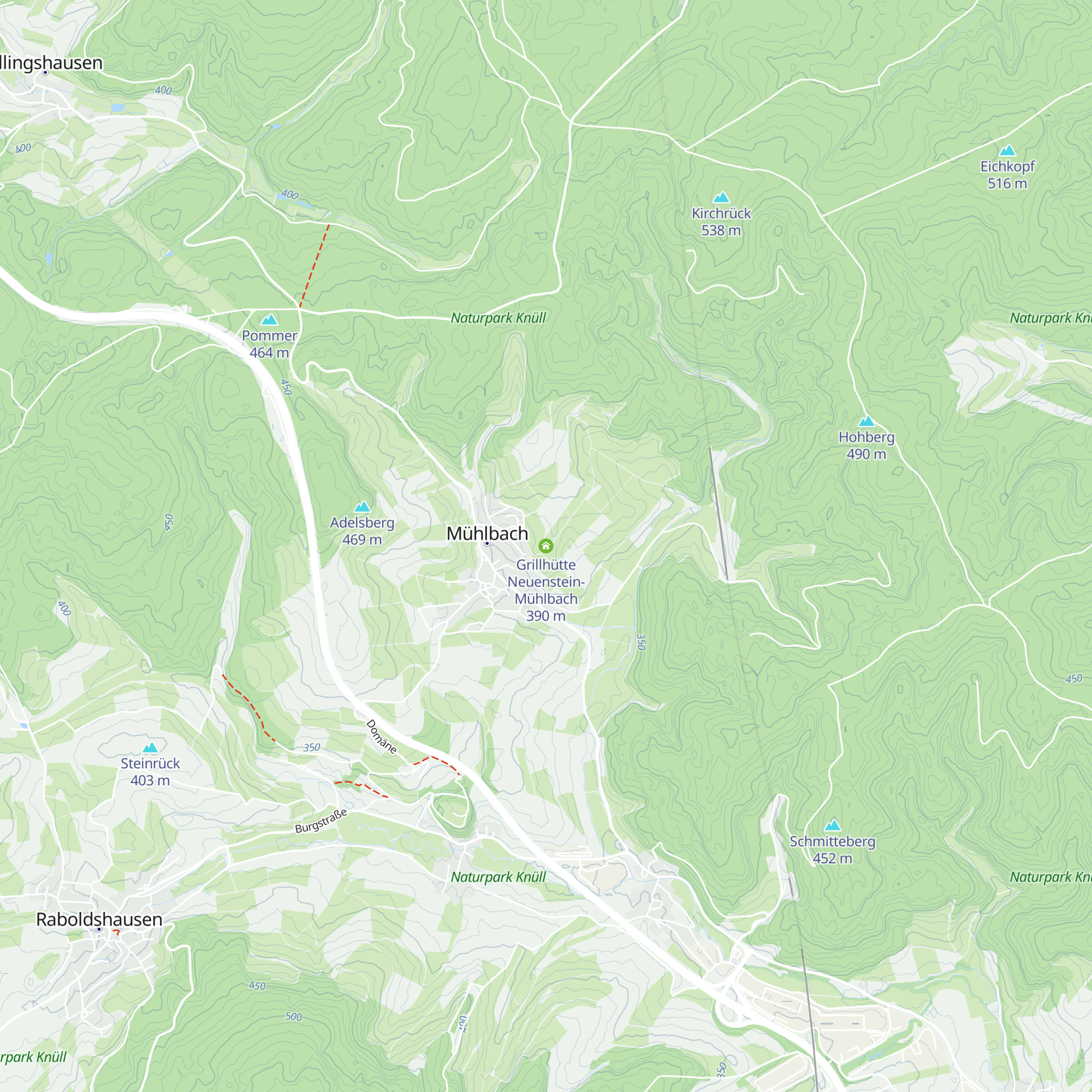 Grillhütte Neuenstein-Mühlbach map
