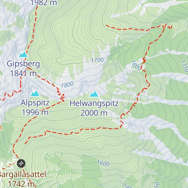 Map of Helwangspitz
