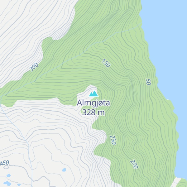 Map of Almgjøta
