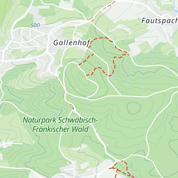 Map of Hohenstein