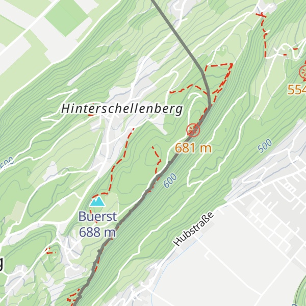 Map of Hinterer Gantenstein