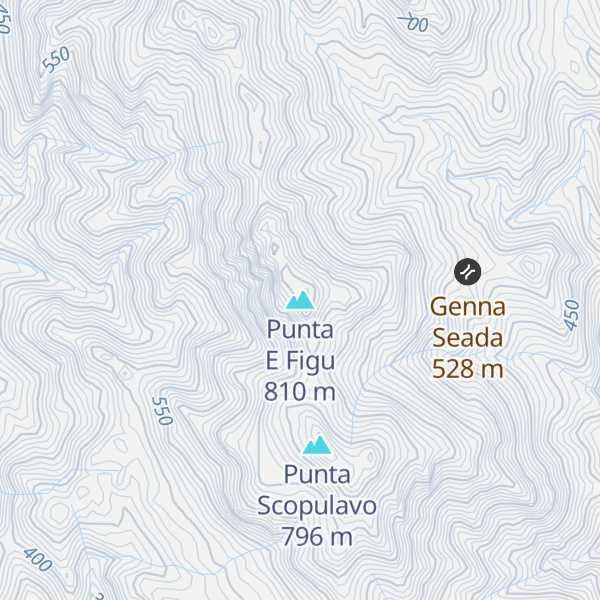 Map of Punta E Figu