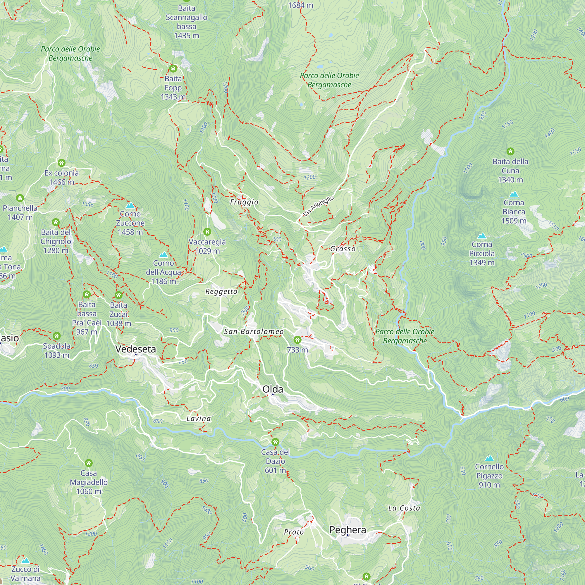 Baita & Breakfast map