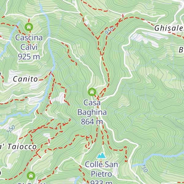Map of Casa Baghina