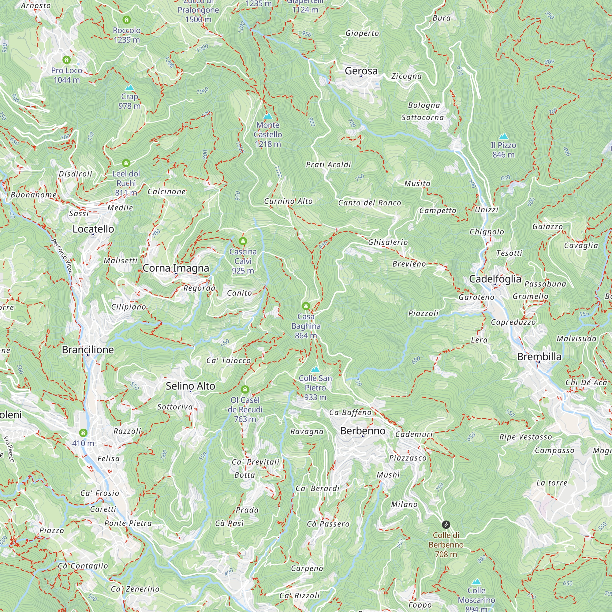 Casa Baghina map