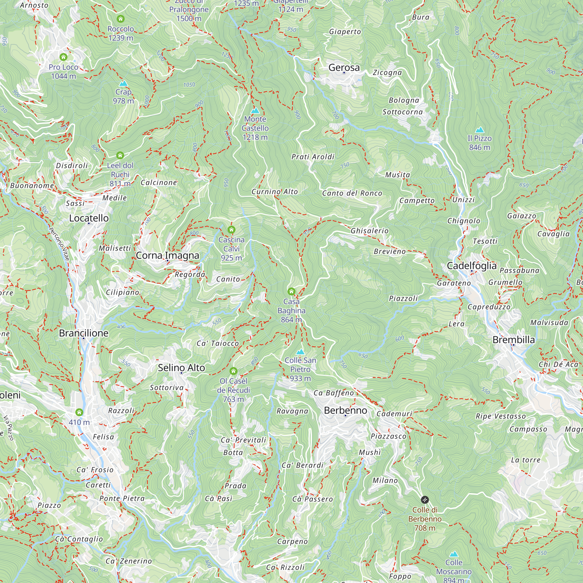 Casa Baghina map