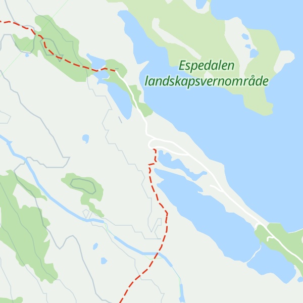 Map of Revsjøhytta