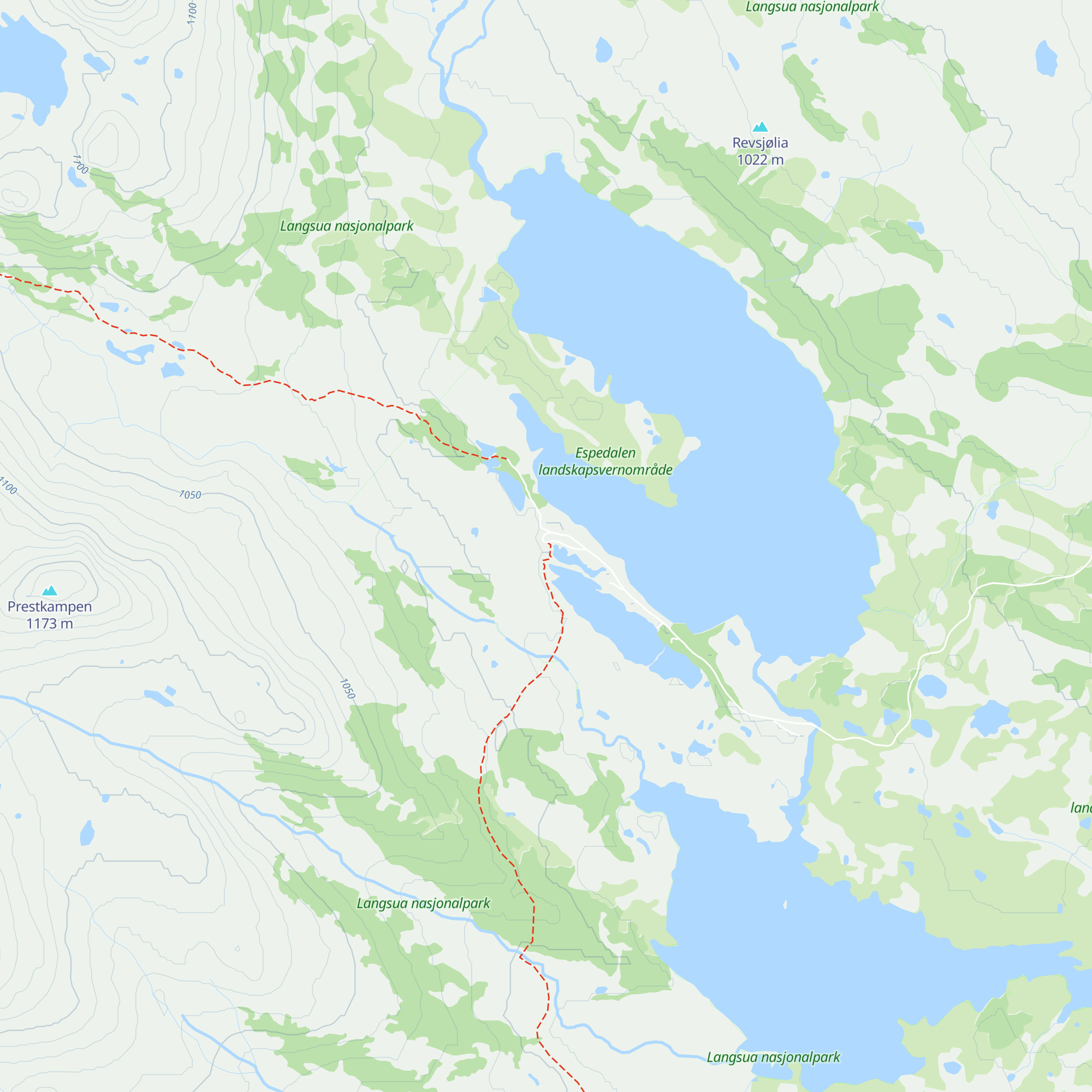 Revsjøhytta map