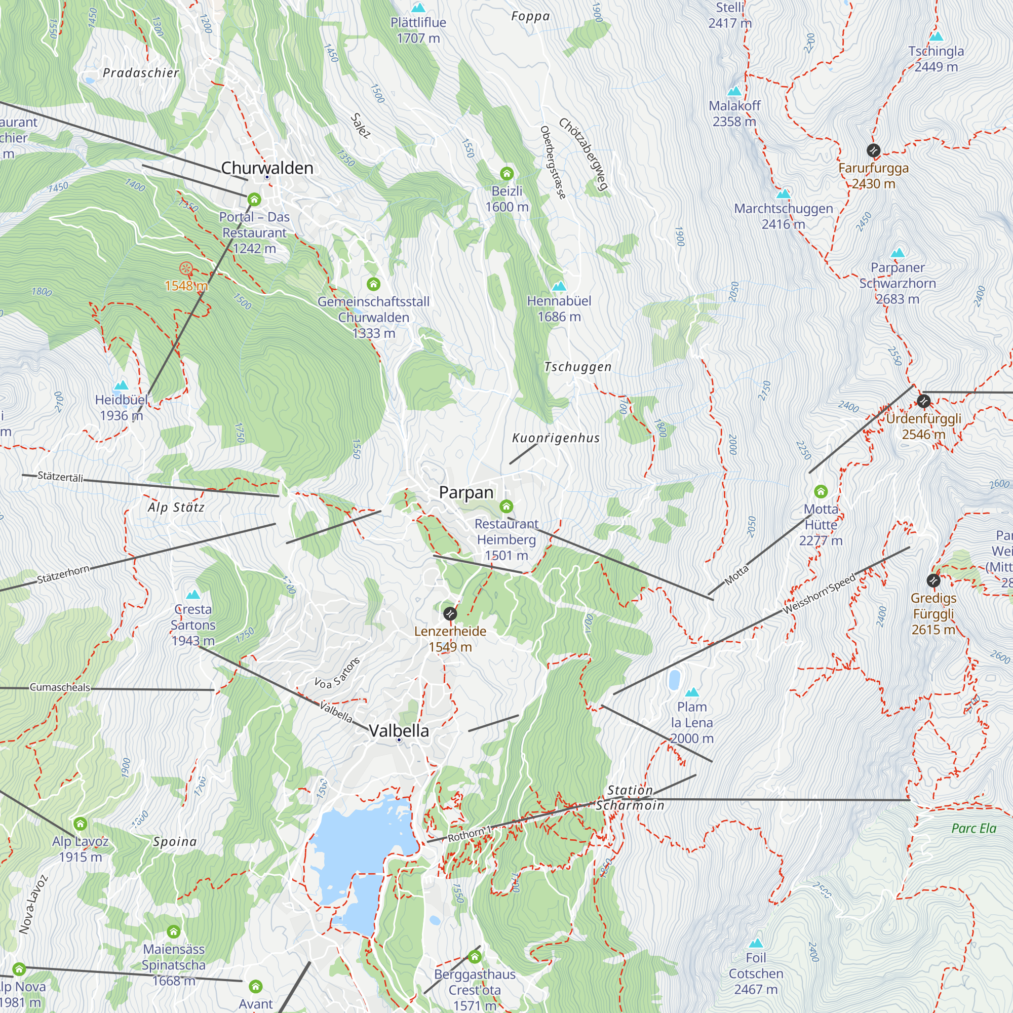 Restaurant Heimberg map