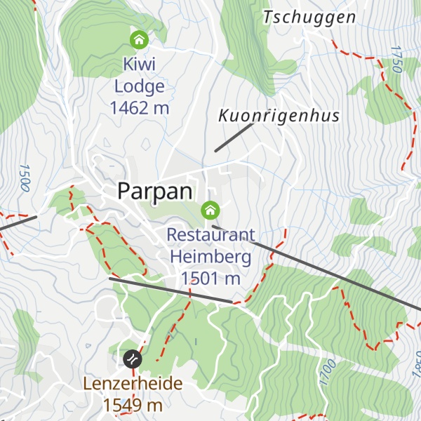 Map of Restaurant Heimberg