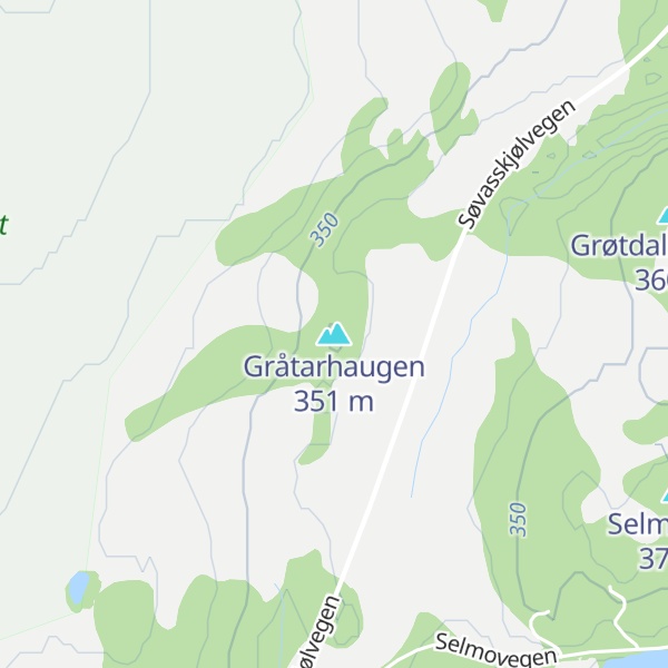 Map of Gråtarhaugen