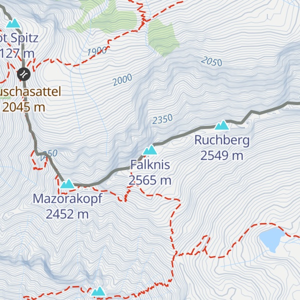 Map of Falknis