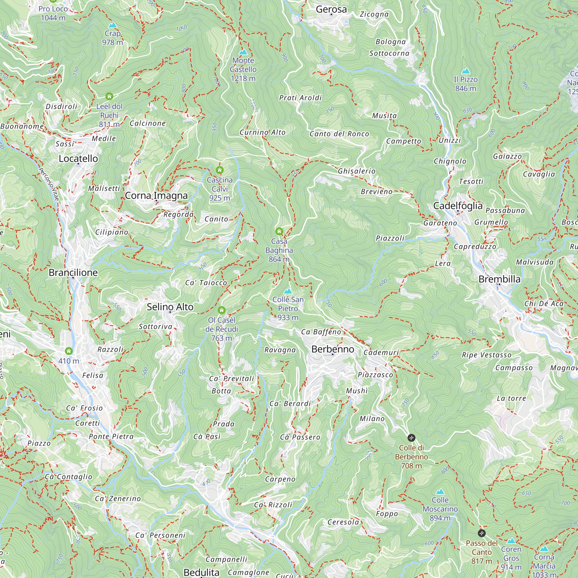 S. Piro map