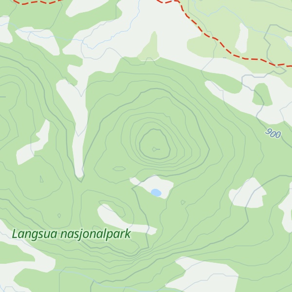 Map of Bukkehaugen