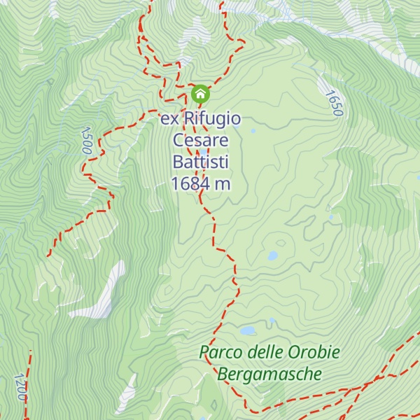 Map of Rifugio Gherardi