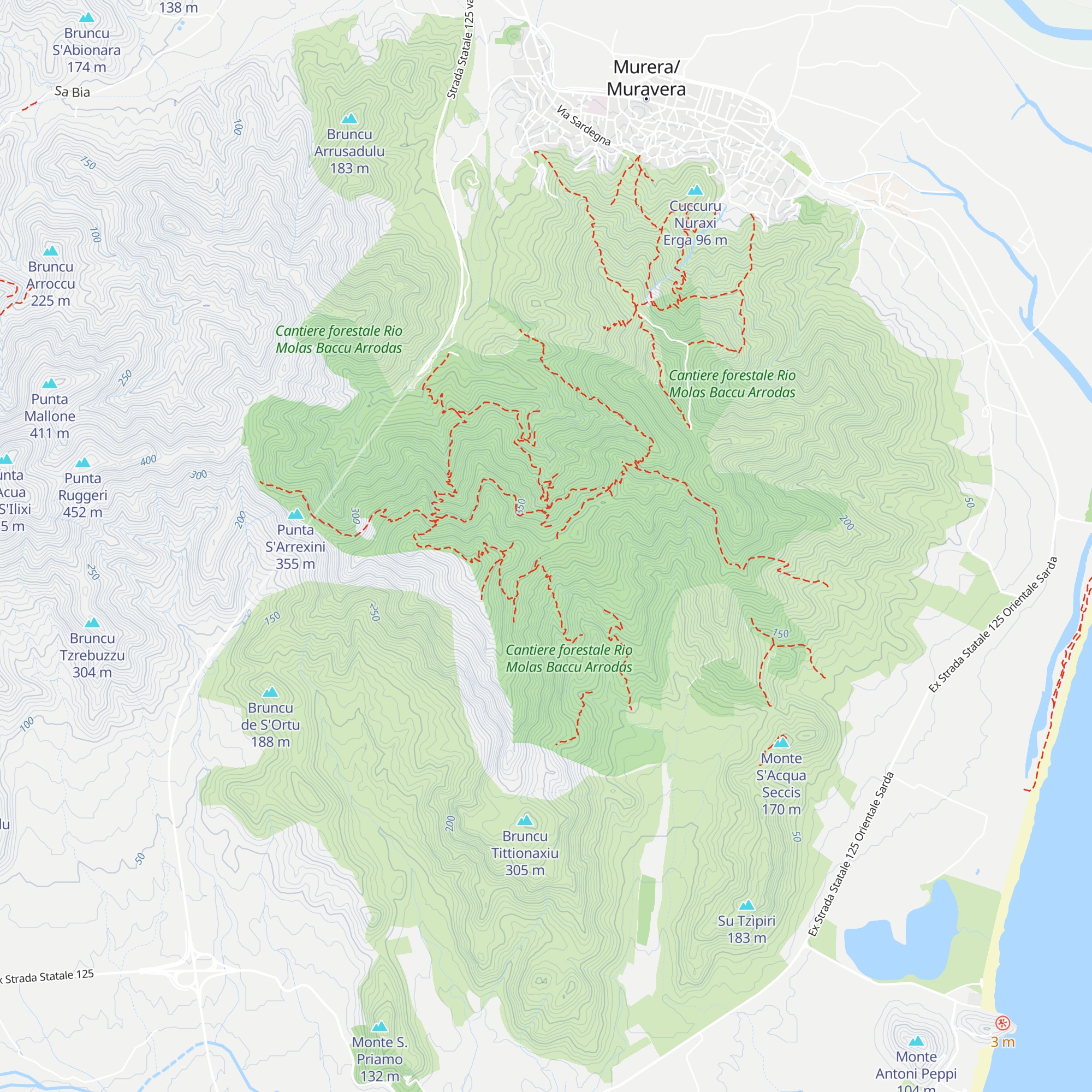 Rifugio map