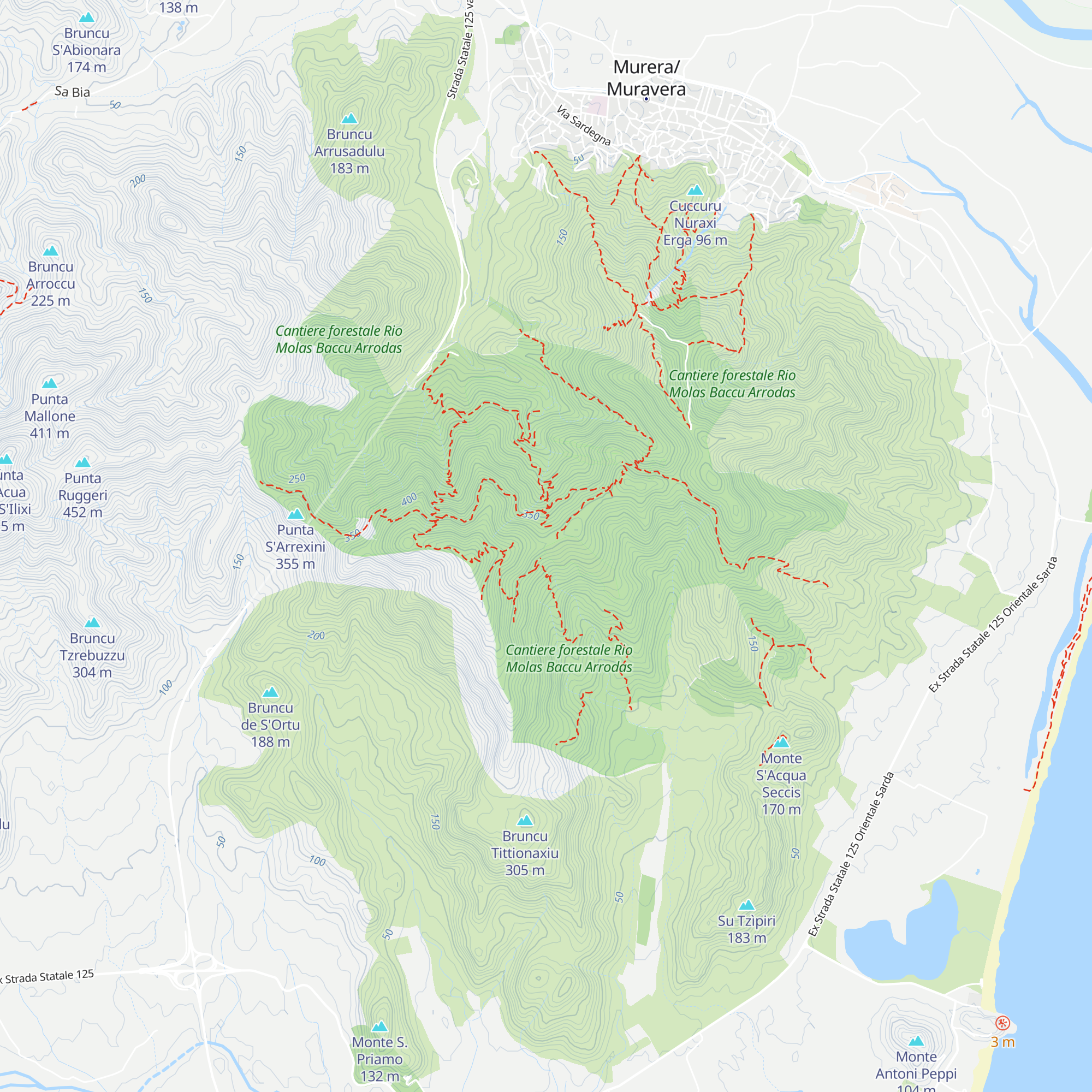 Rifugio map