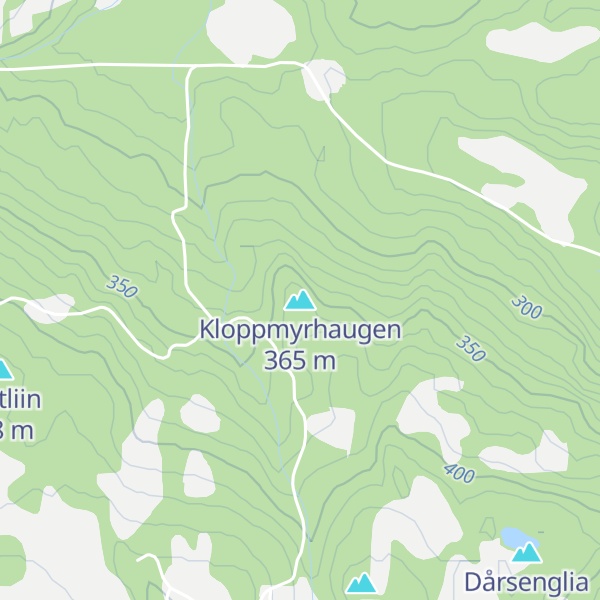 Map of Kloppmyrhaugen