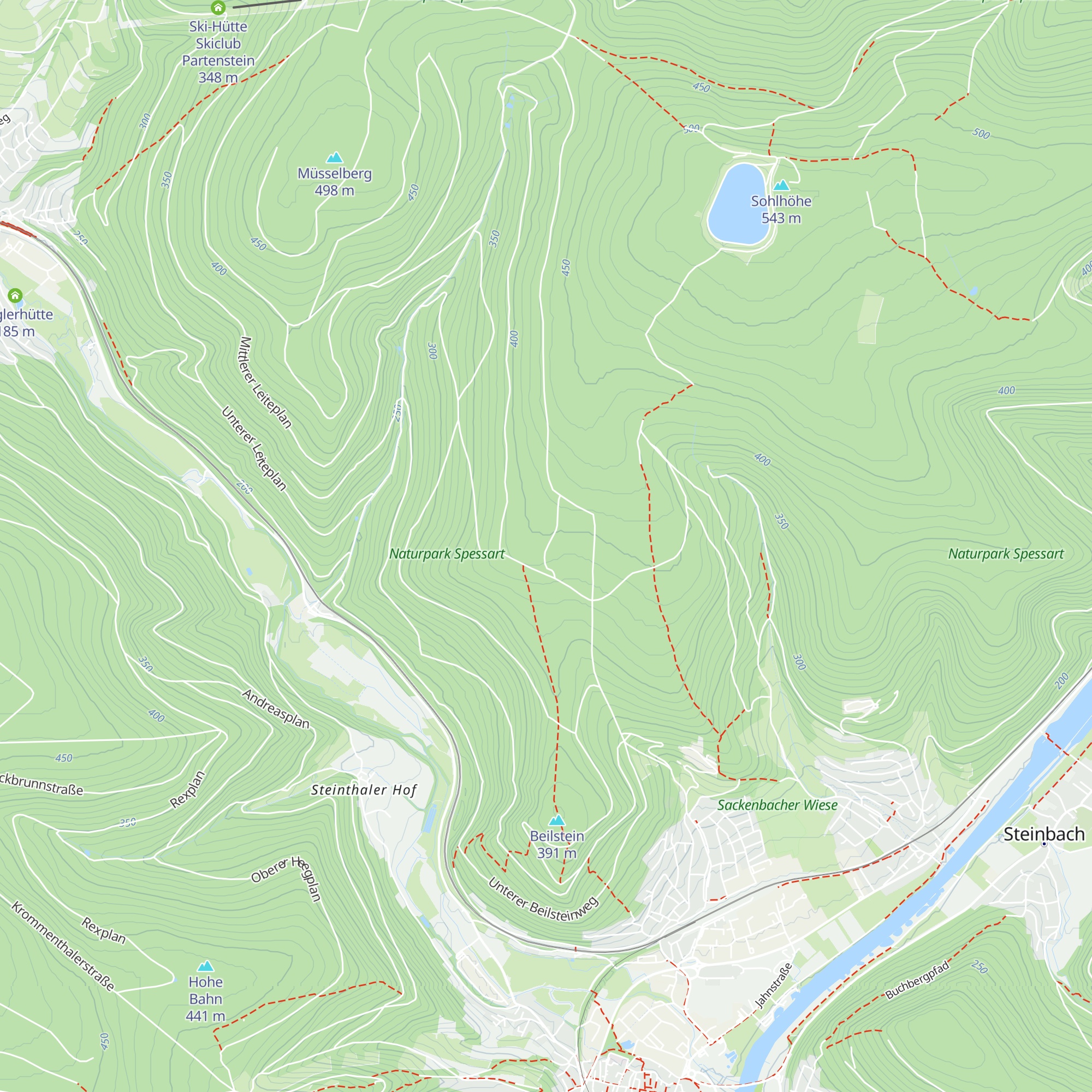 Eichenwiesenhütte map