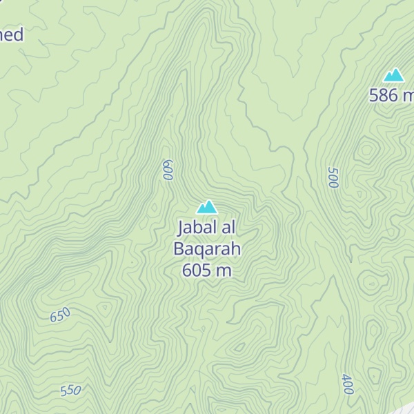Map of Jabal al Baqarah