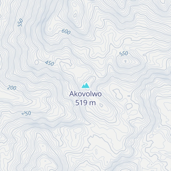 Map of Akovolwo