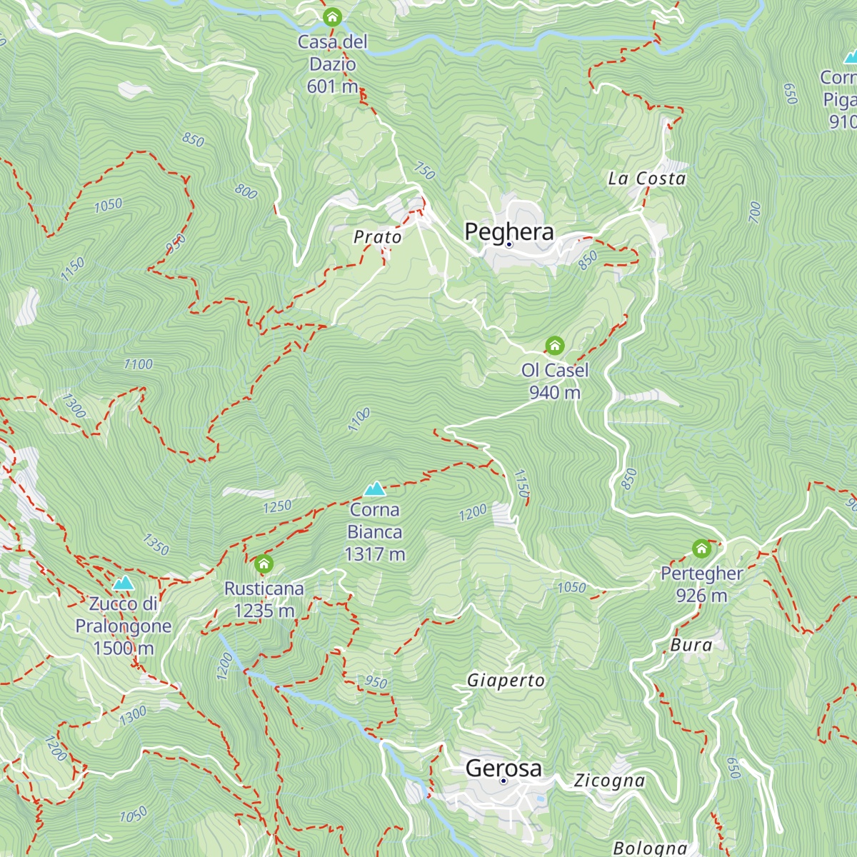 Baita S. Gaetano map