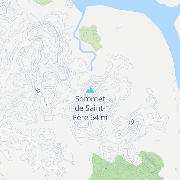 Map of Sommet de Saint-Père