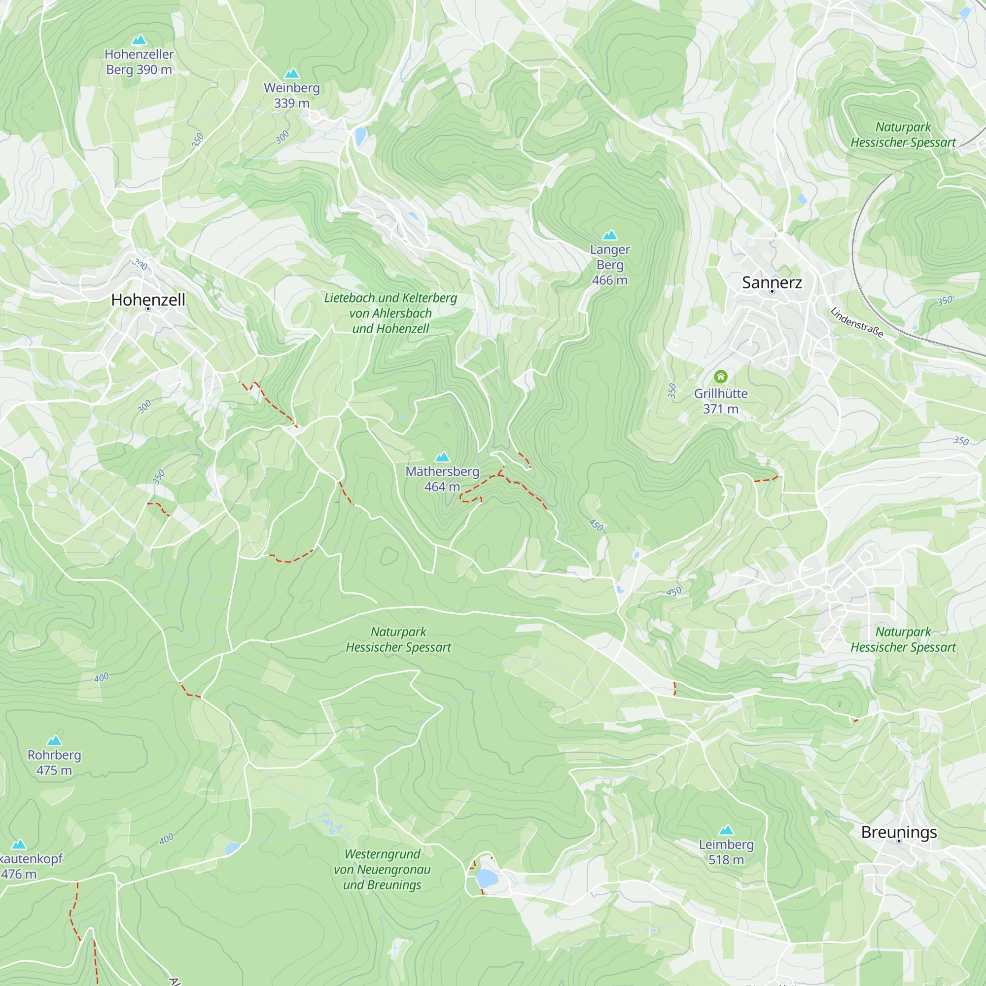 Leo-Hütte map