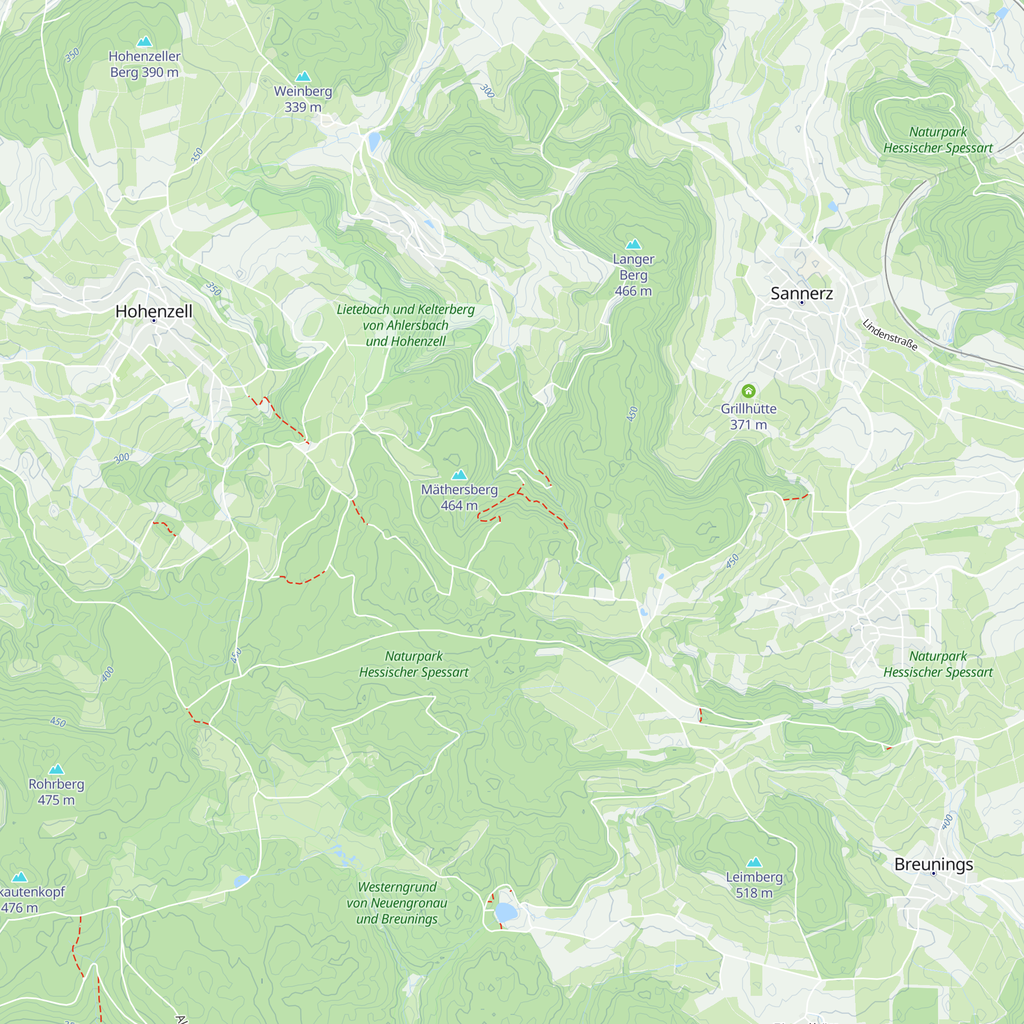 Leo-Hütte map