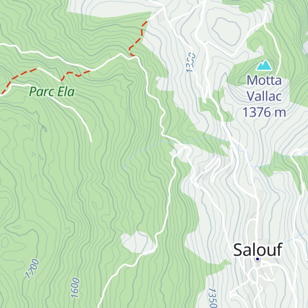 Map of Reservoir Balandegn