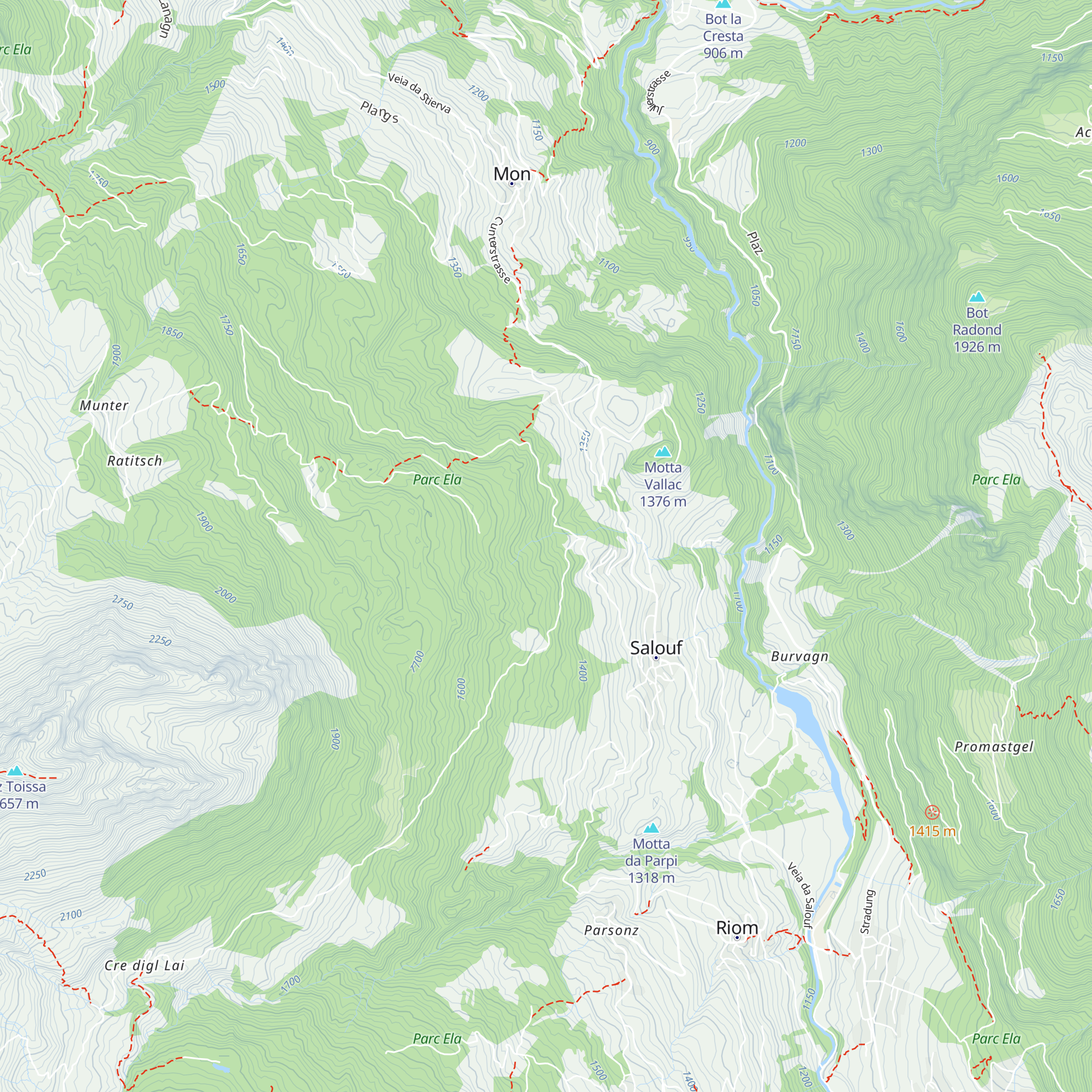 Reservoir Balandegn map